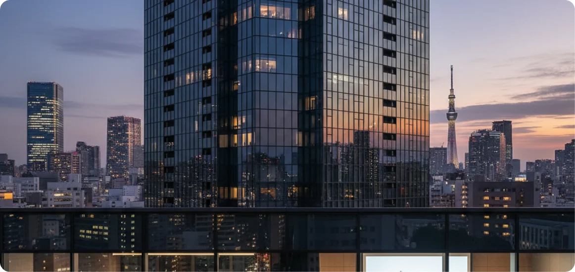 都市のマンション
